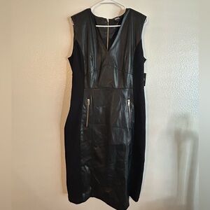 INC International Concepts Black Midi Dress